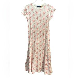 Polo Ralph Lauren waffle knit short sleeve cornflower mini dress M